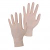 Jednorázové latexové rukavice BERT bílé, 100ks, v. 7"