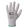 Povrstvené rukavice BRITA bílé, v. 08"