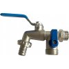 Ventil zahradní - kohout 3/4"-1/2" 2x výstup 3/4"