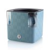 Samozavlažovací květináč Cobble 14x14x14 cm ocelově modrá