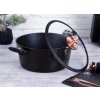 BERLINGERHAUS Kastrol s poklicí s mramorovým povrchem 20 cm Black Rose Collection BH-1641