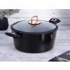 BERLINGERHAUS Kastrol s poklicí s mramorovým povrchem 20 cm Black Rose Collection BH-1641