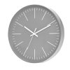 Nástěnné hodiny 30 cm šedé