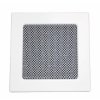 Lakovaná krbová mřížka s rámečkem a síťovinou 170x170 bílá