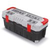 Kufr na nářadí TITAN PLUS šedý 752x300x304mm, s kovovým držadlem