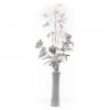 Větvička MoneyPlant.White, bílá, 56/107cm
