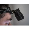 Čelovka Headlight H4019, XHP70 2000 lm, 3x2000mAh, IP43, USB nabíjení, Zoom