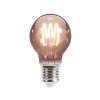 Žárovka LED E27 Filament A60 230V/4W, teplá bílá, kouřová, Forever