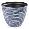 Květináč Marble 37x30cm modrý