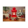 Lucerna MagicHome červená, s LED svíčkou, 10x15/20cm