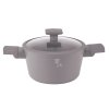 BERLINGERHAUS Kastrol s titanovým povrchem a poklicí 20 cm Taupe Collection BH-8100