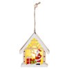 Dekorace MagicHome Santa v domečku, 1xLED, 9x3x10,4cm