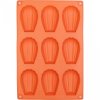 Forma na pečení MagicHome 9 medvědích tlapek, silikon, 20x30x1,2cm