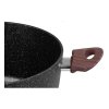 Hrnec s poklicí MagicHome Black Marble Line, 28cm, 5,9l
