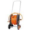 Naviják na hadici, 1/2", 60m, nastavitelná tryska + 2x rychlospojka + přípojka na vodovodní kohoutek