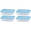Dóza obdélníková MagicHome, sada 4 ks, 1000 ml, 21,5x15,5x5,5 cm, Lunchbox