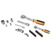 Gola sada 1/2" a 1/4" s nástrčnými klíči a bity, 50 dílů - HT202002