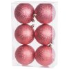 Baňky MagicHome, červené, 8cm,  6ks