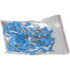 Dutinka pro kabel 2,5mm2 modrá (E2512), balení 100ks
