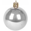 Vánoční baňky MagicHome bílo-střibrné-bronzové, 5cm, 8ks