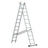 Žebřík hliníkový 2x11 PRO, 2-dílný