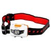 Čelovka Headlight HEM-003, LED+redLED, 60lm, 3xAAA