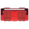 Plastový kufr na nářadí APTOP PLUS červený 598x286x327