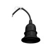 Objímka E27 s vnějším závitem a kabelem 15cm, černá