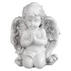 Dekorace MagicHome Anděl modlicí, polyresin, na hrob, 9x7,5x11cm /8091611/