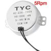 Synchronní motorek 49KTYZ, 230V~ 4W s převodovkou, 5RPM