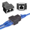 Modulární rozbočení RJ45 LAN Ethernet 1x female/2x female