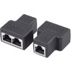 Modulární rozbočení RJ45 LAN Ethernet 1x female/2x female