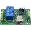 Modul 2x relé ESP8266 s wifi modulem ESP-12F,napájení 5V nebo 7-80VDC
