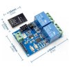 Modul 2x relé ESP8266 s wifi modulem ESP-01, napájení 8-30V
