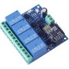 Modul 4x relé ESP8266 s wifi modulem ESP-01, napájení 5V