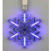 Sněhová vločka LED, sestavená STAVEBNICE