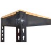 Stůl pracovní s policí Racks PWB60, 1830x1830x900mm, max. 350kg