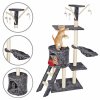 PET COMFORT Škrábadlo pro kočky s pelíškem víceúrovňové 140 cm ED-211816