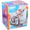 PET COMFORT Škrábadlo pro kočky s tunelem dvoupatrové 50 cm ED-227011