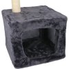 PET COMFORT Škrábadlo pro kočky s pelíškem dvoupatrové 68x30x30cm ED-211815