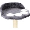 PET COMFORT Škrábadlo pro kočky s pelíškem dvoupatrové 68x30x30cm ED-211815