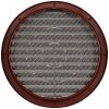 Větrací mřížka kruhová se síťovinou 150 hnědá