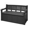 PROGARDEN Zahradní lavice s úložným prostorem 130x60x85cm KO-Y54970380