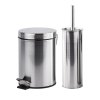 EXCELLENT Odpadkový koš na wc + wc štětka s držákem nerez KO-170481400