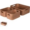 EXCELLENT Sada dřevěných úložných boxů 3 ks KO-KR8000170