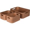 EXCELLENT Sada dřevěných úložných boxů 3 ks KO-KR8000170