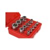 Hlavice nástrčné Torx E4 - E24, 1/2", 3/8", 1/4", sada 14 ks MAR-POL