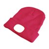 Čepice s čelovkou, nabíjecí, USB, růžová, univerzální velikost EXTOL LIGHT