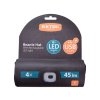 Čepice s čelovkou 45lm, nabíjecí, USB, černá, univerzální velikost EXTOL LIGHT