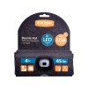 Čepice s čelovkou 4 x 45 lm USB nabíjení šedá/černá EXTOL LIGHT